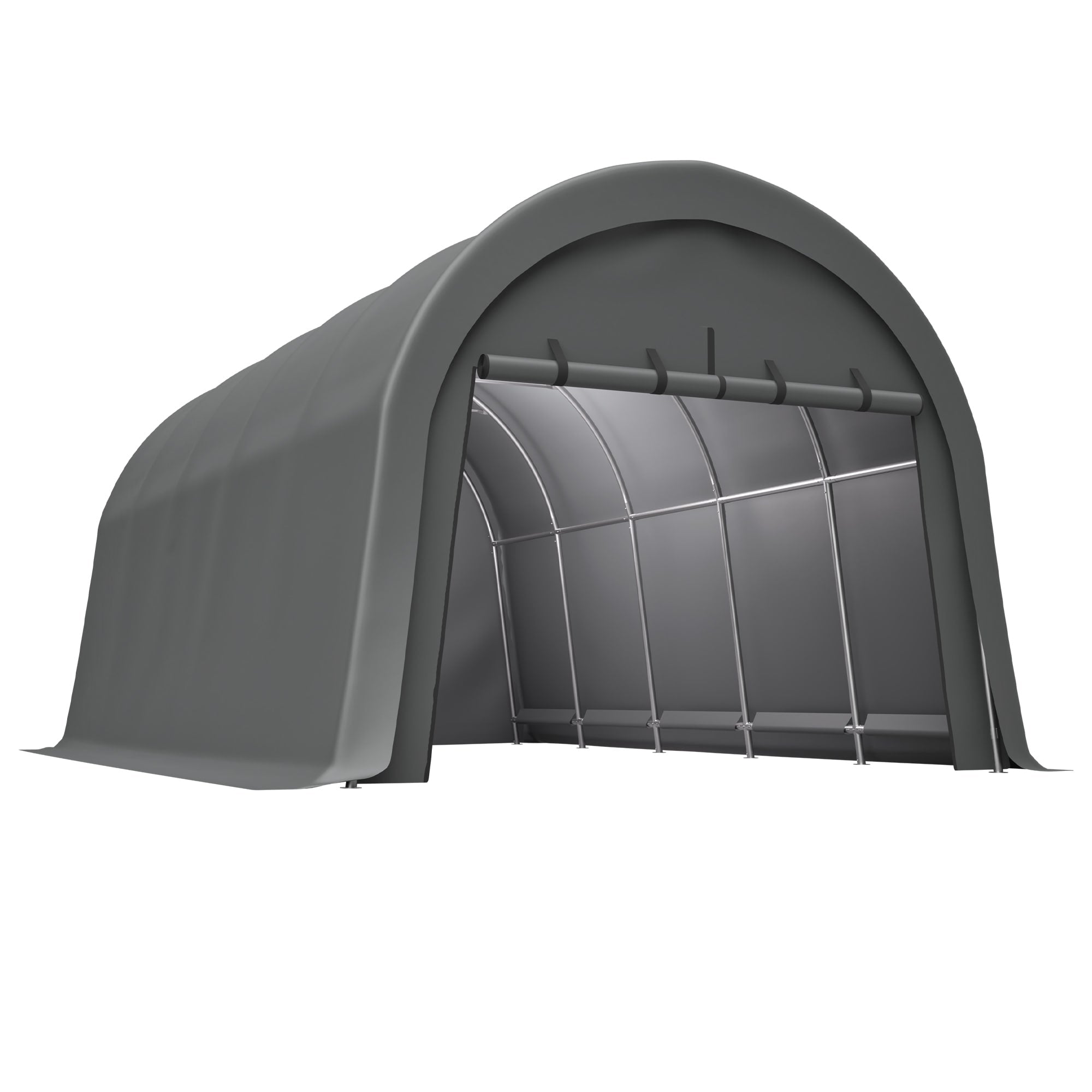 Heavy Duty 12X20 Ft Carport Canopy Commercial Grade Steel Frame Portable Garage Waterproof Outdoor Storage Shed