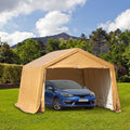 Outsunny Heavy Duty Enclosed Vehicle Shelter Carport