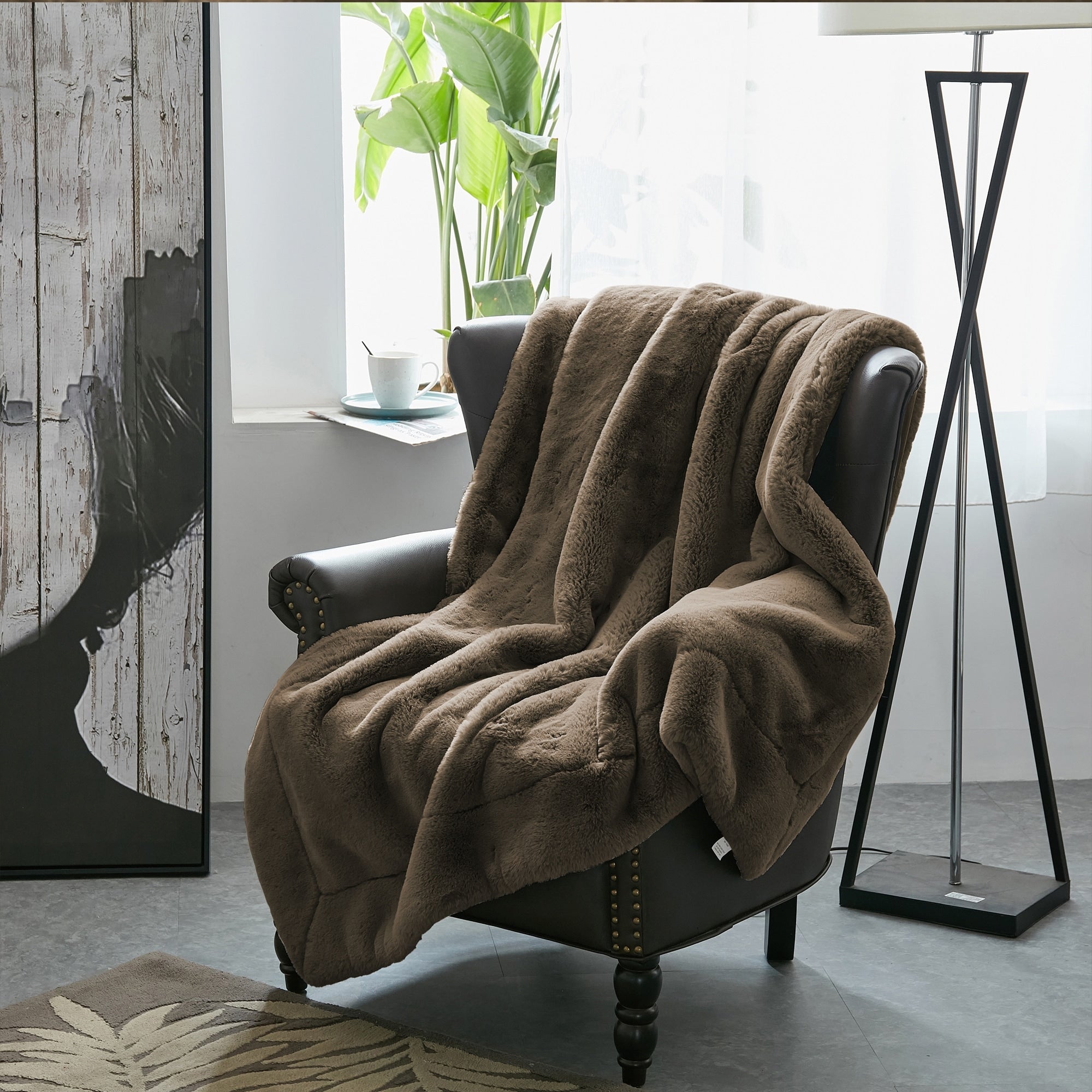 Heavy Fauxfur Throw 50 X 60
