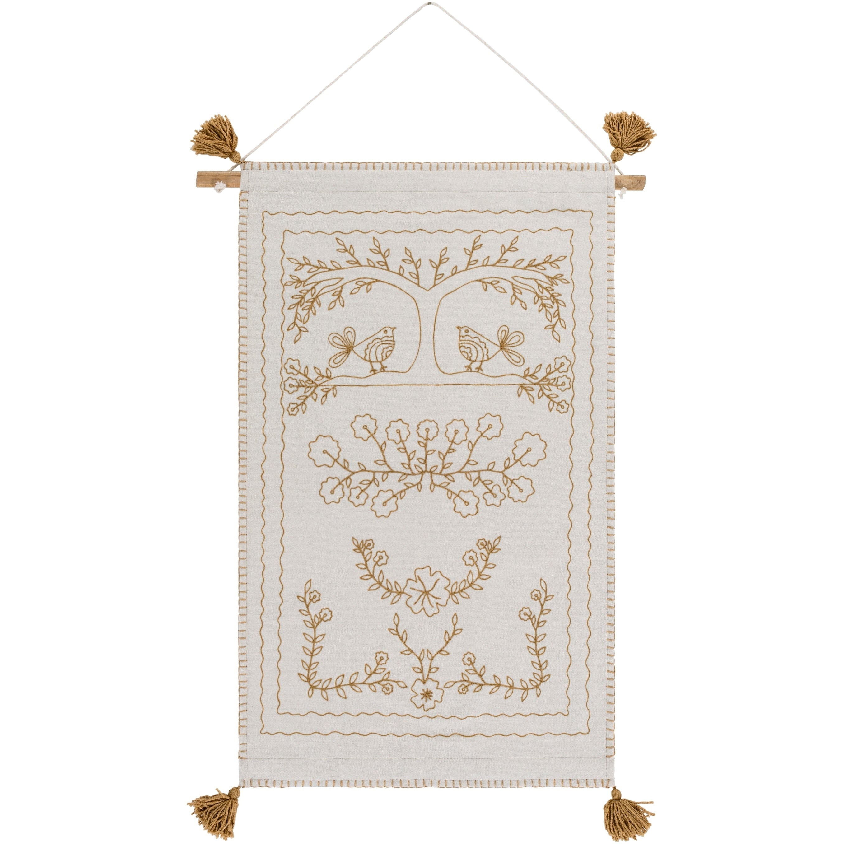 Helene Wool And Nylon 24 X 36 Inch Transitional Tapestry 24 X 36