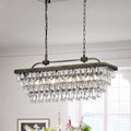 Hemera 4 Light Crystal Chandelier