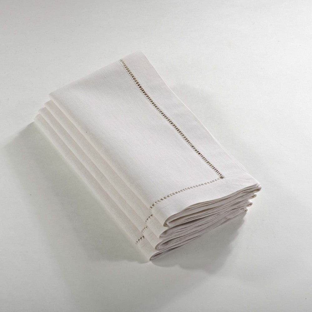 Hemstitched Dinner Napkin Set Of 4