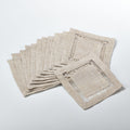 Hemstitched Coaster Napkin Set Of 12