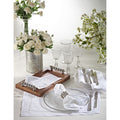 Hemstitched Linen Cocktail Napkin Set Of 4