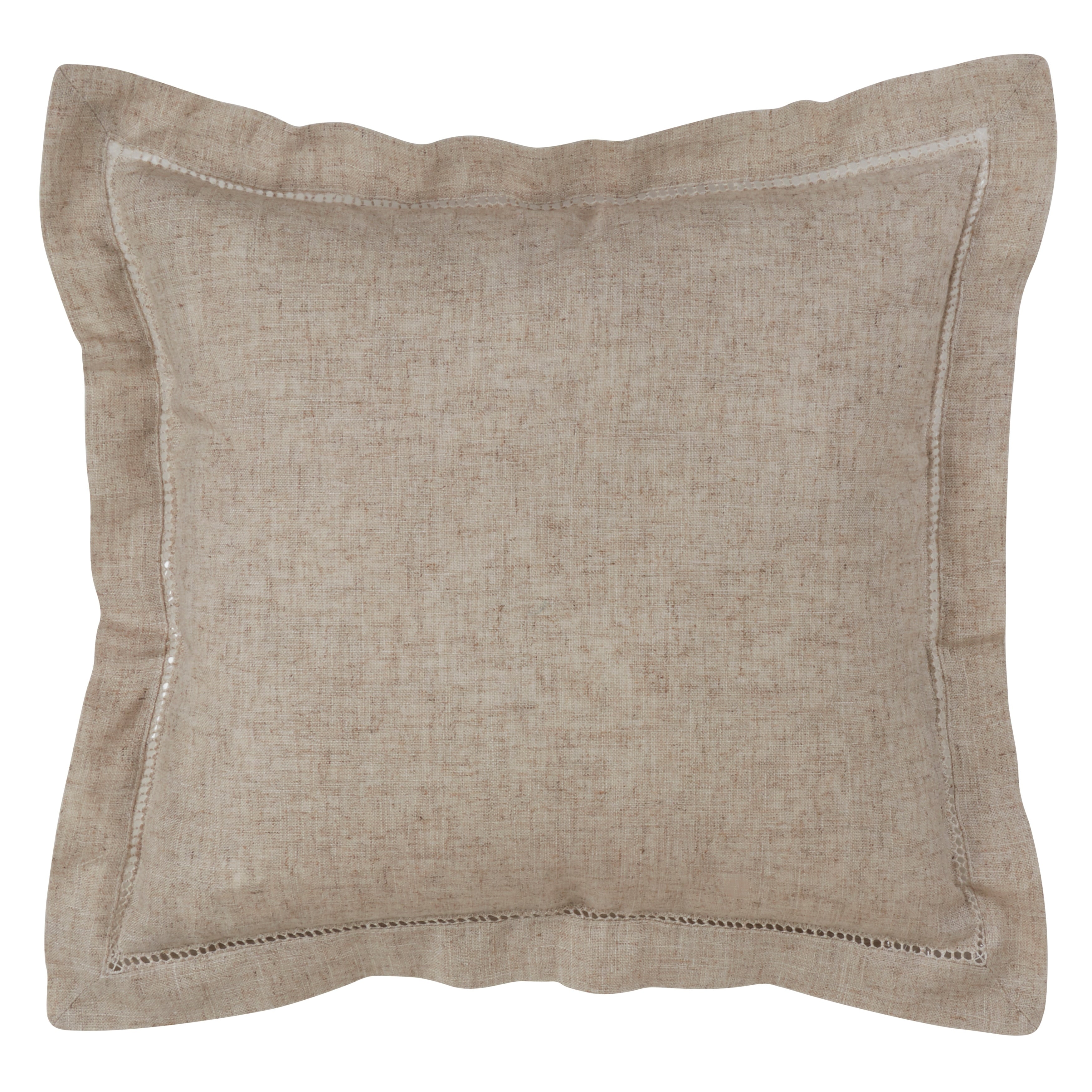 Hemstitched Down Filled Throw Pillow