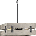 Hemsworth Collection Black Four Light Pendant 13 X 24.75 X 24.75