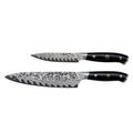 Henckels Compass Damascus 2 Pc Chefs Knife Set