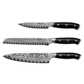 Henckels Compass Damascus 3 Pc Starter Knife Set