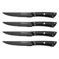 Henckels Noir 4 Pc Steak Knife Set Black