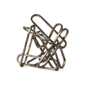 Henderson Ii Gold Iron Paperclip Decorative Object 10.3 L X 12.2 W X 9.1 H