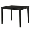 Heni Counter Height Table 48 Inch Rectangular Top Dark Walnut Brown