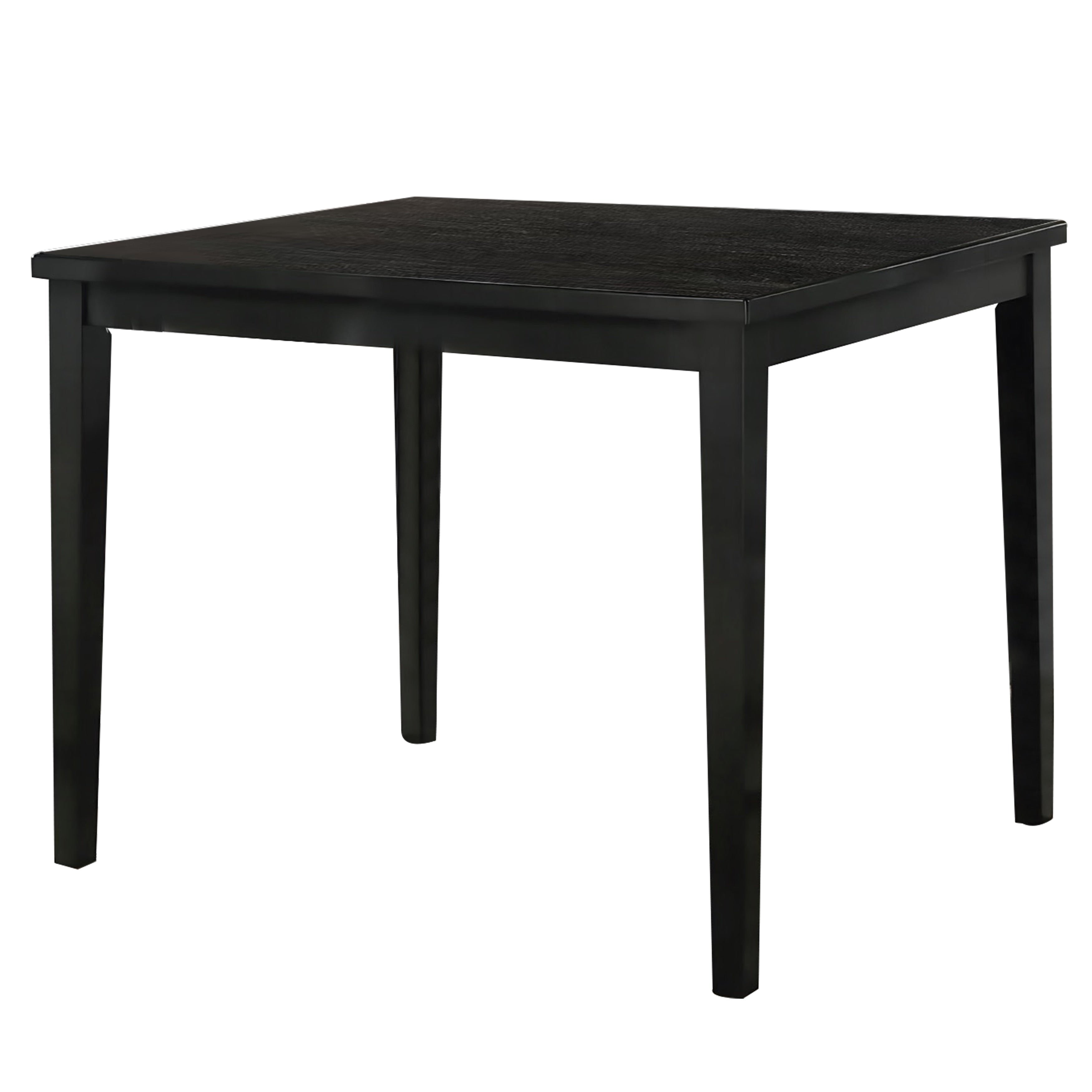 Heni Counter Height Table 48 Inch Rectangular Top Dark Walnut Brown