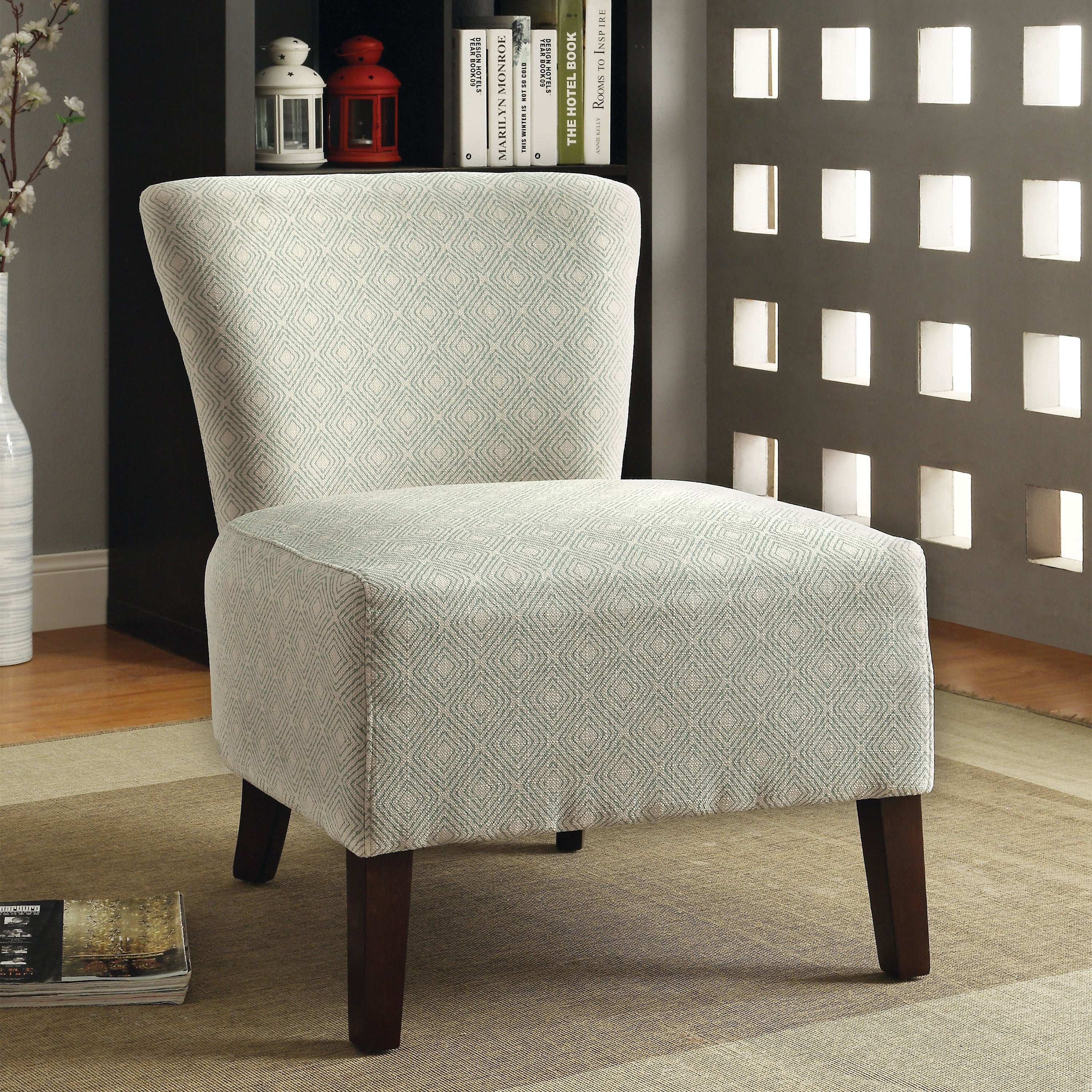 Furniture Of America Henriette Contemporary Patterned Accent Chair