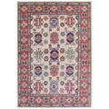 Herat Oriental Afghan Hand Knotted Kazak Vegetable Dye Wool Rug 4 X 59
