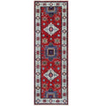 Handmade Herat Oriental Afghan Tribal Kazak Wool Rug Afghanistan 111 X 6