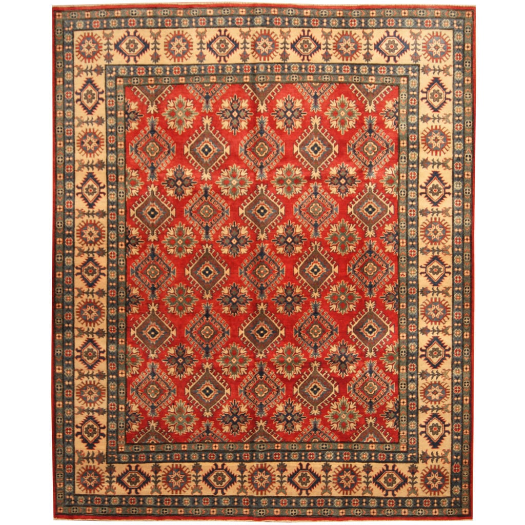 Handmade Herat Oriental Afghan Tribal Kazak Wool Rug Afghanistan 81 X 910