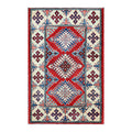 Handmade Herat Oriental Afghan Tribal Vegetable Dye Kazak Wool Rug Afghanistan 21 X 34
