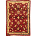 Handmade Herat Oriental Afghan Vegetable Dye Oushak Wool Rug Afghanistan 2 X 210