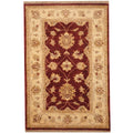 Handmade Herat Oriental Afghan Vegetable Dye Oushak Wool Rug Afghanistan 28 X 4