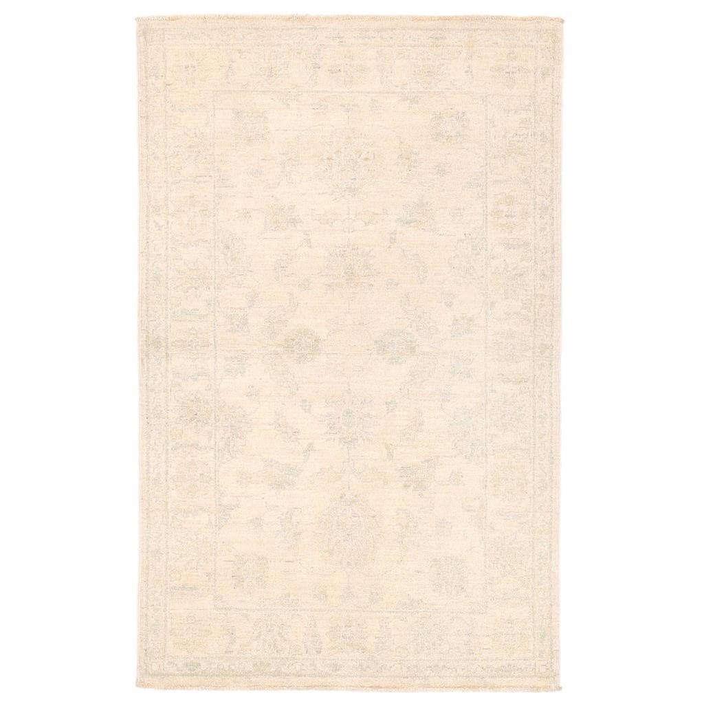 Handmade Herat Oriental Afghan Vegetable Dye Oushak Wool Rug Afghanistan 3 X 49
