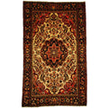 Handmade Herat Oriental Persian 1940S Semi Antique Tribal Sarouk Wool Rug Iran 54 X 88