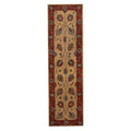Handmade Herat Oriental Indo Mahal Wool Runner India 23 X 8