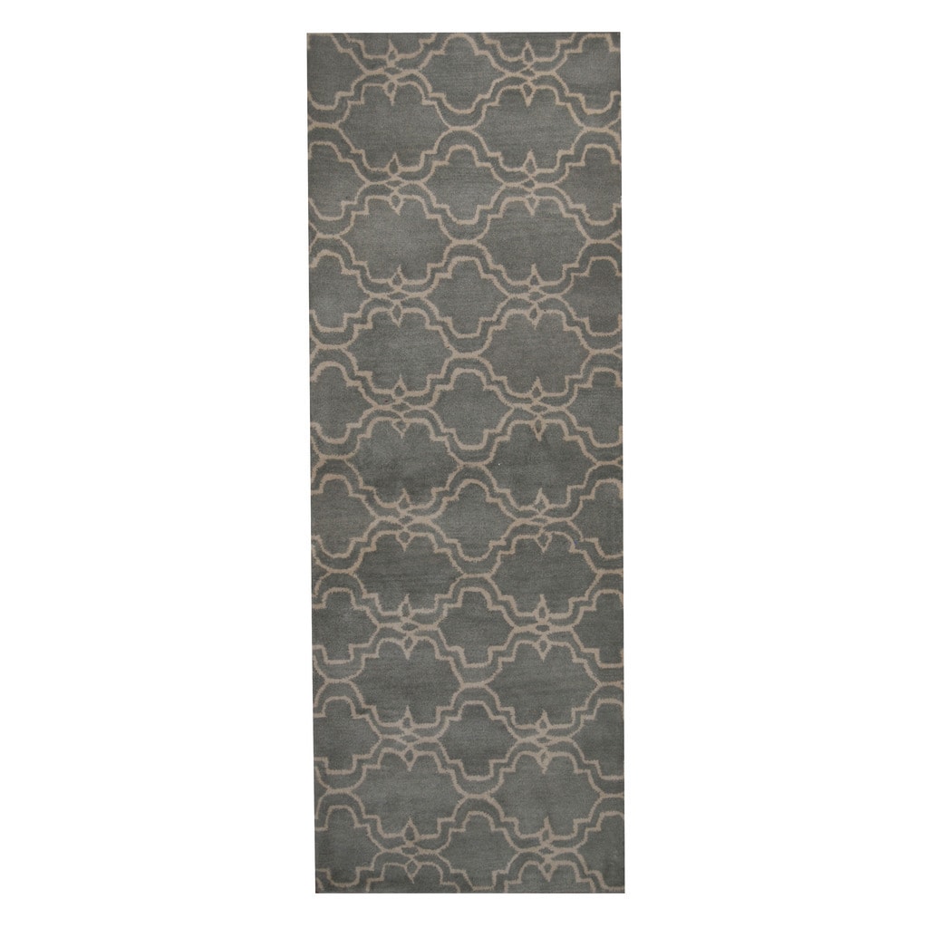 Handmade Herat Oriental Indo Tibetan Wool Runner India 3 X 8