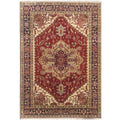 Handmade Herat Oriental Indo Serapi Wool Rug India 61 X 9
