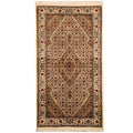 Handmade Herat Oriental Indo Tabriz Wool Silk Rug India 26 X 46