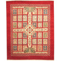 Handmade Herat Oriental Indo Tribal Kazak Wool Rug India 8 X 10