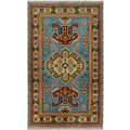 Handmade Herat Oriental Indo Tribal Kazak Wool Rug India 3 X 5