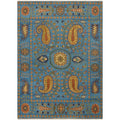 Handmade Herat Oriental Indo Tribal Kazak Wool Rug India 8 X 10