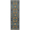 Handmade Herat Oriental Indo Tribal Kazak Wool Runner India 28 X 10