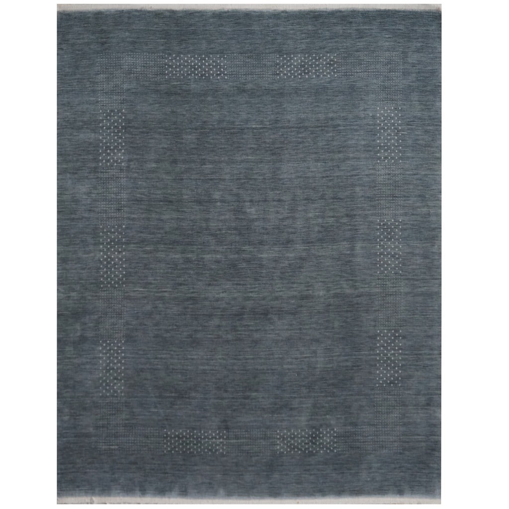 Handmade Herat Oriental Indo Gabbeh Wool Rug India 8 X 10