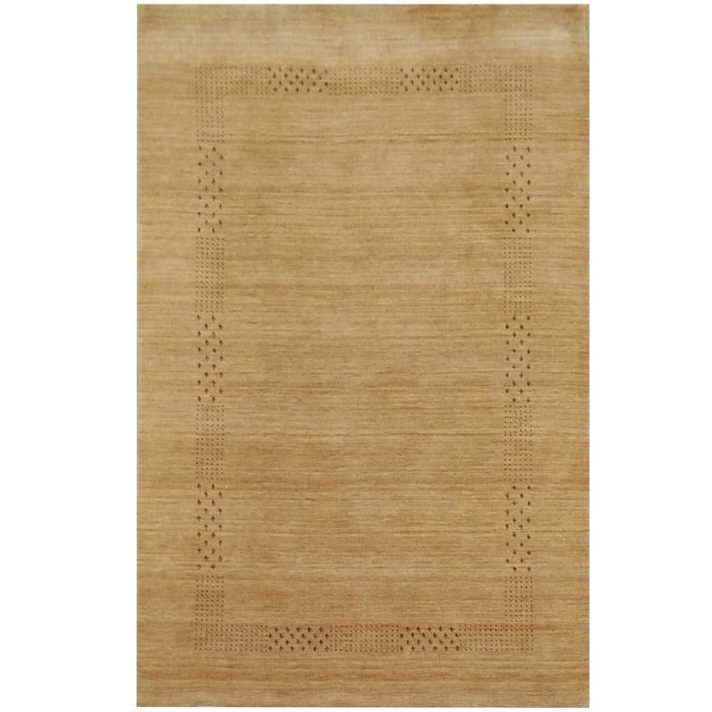 Handmade Herat Oriental Indoed Tribal Gabbeh Wool Rug India 4 X 6