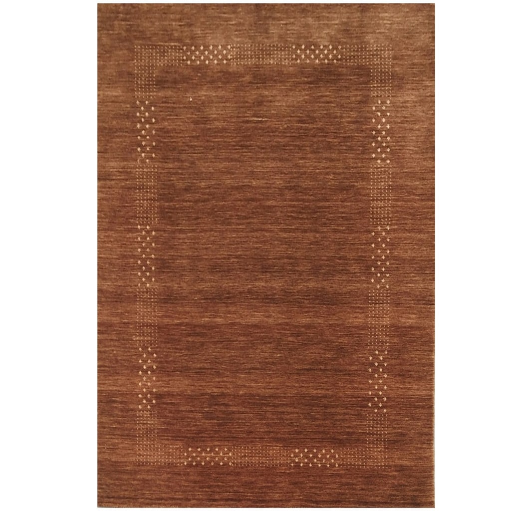 Handmade Herat Oriental Indoed Tribal Gabbeh Wool Rug India 4 X 6