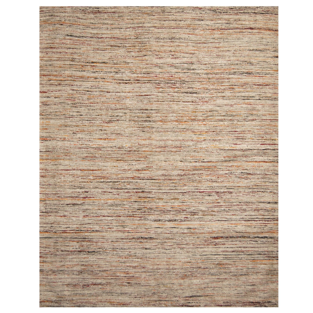 Handmade Herat Oriental Indo Chenille Contemporary Flatweave Rug India 8 X 10