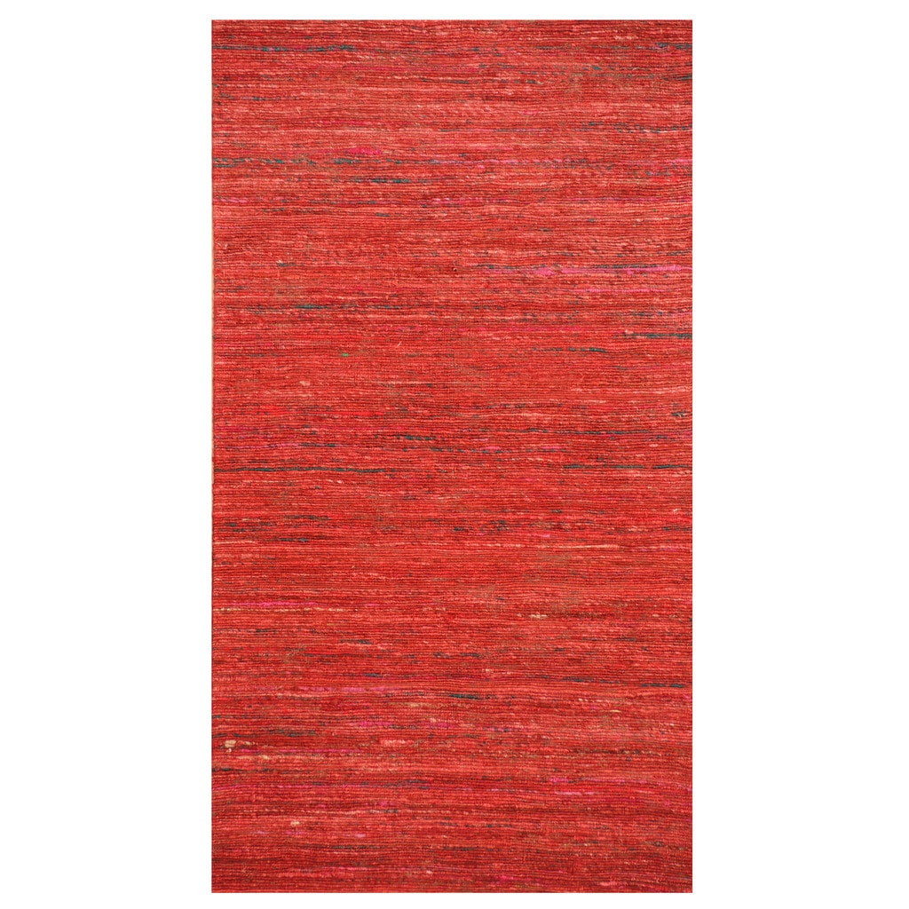 Handmade Herat Oriental Indo Chenille Flatweave Contemporary Rug India 2 X 38