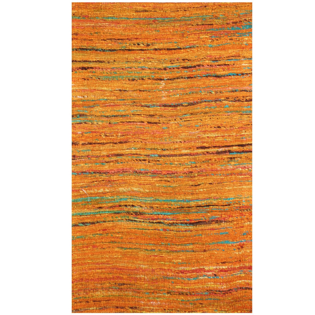 Handmade Herat Oriental Indo Chenille Flatweave Contemporary Rug India 2 X 38