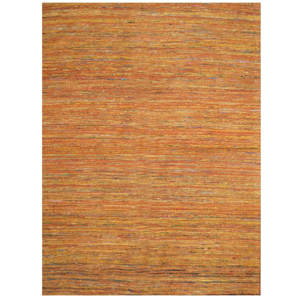 Handmade Herat Oriental Indo Chenille Flatweave Contemporary Rug India 66 X 86