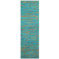 Handmade Herat Oriental Indo Chenille Flatweave Contemporary Runner India 28 X 8