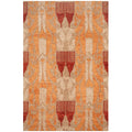 Handmade Herat Oriental Indo Chenille Flatweave Ikat Rug India 24 X 4
