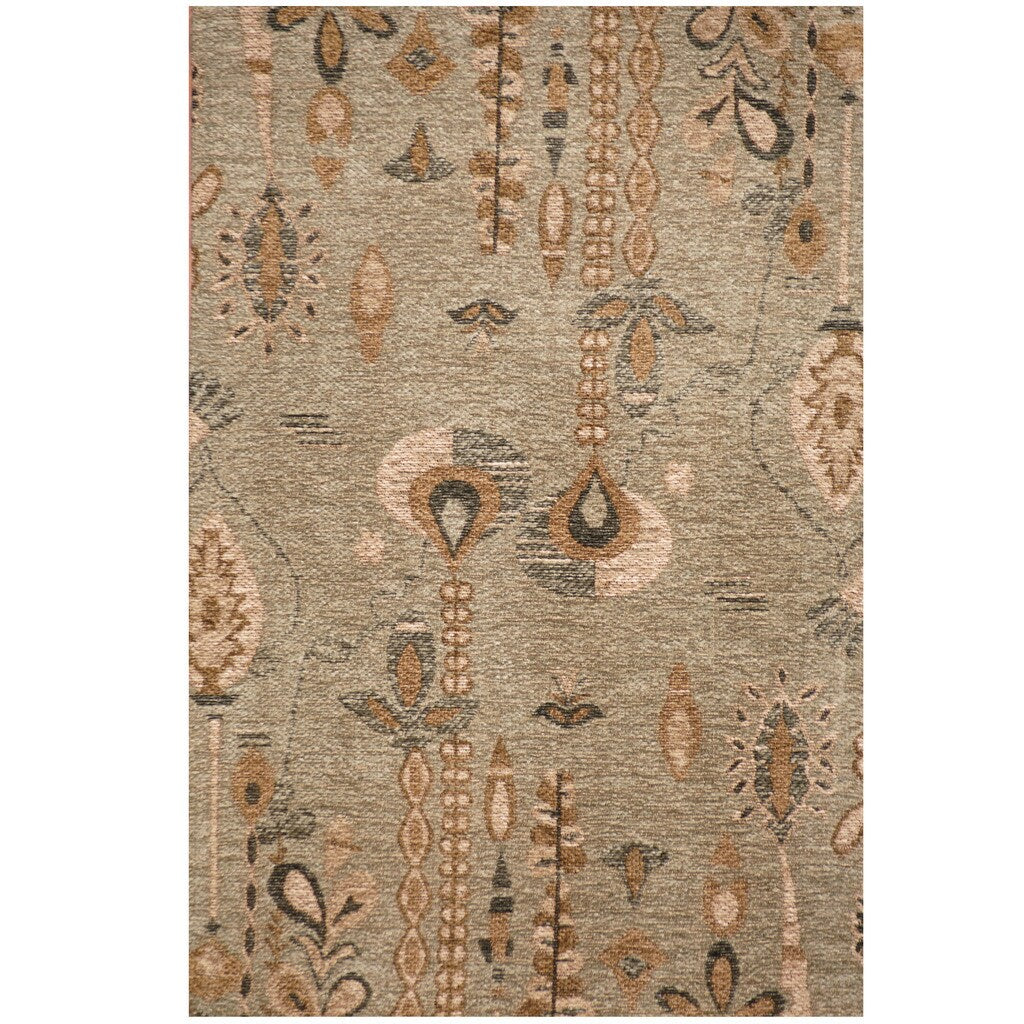Handmade Herat Oriental Indo Chenille Flatweave Ikat Rug India 24 X 4