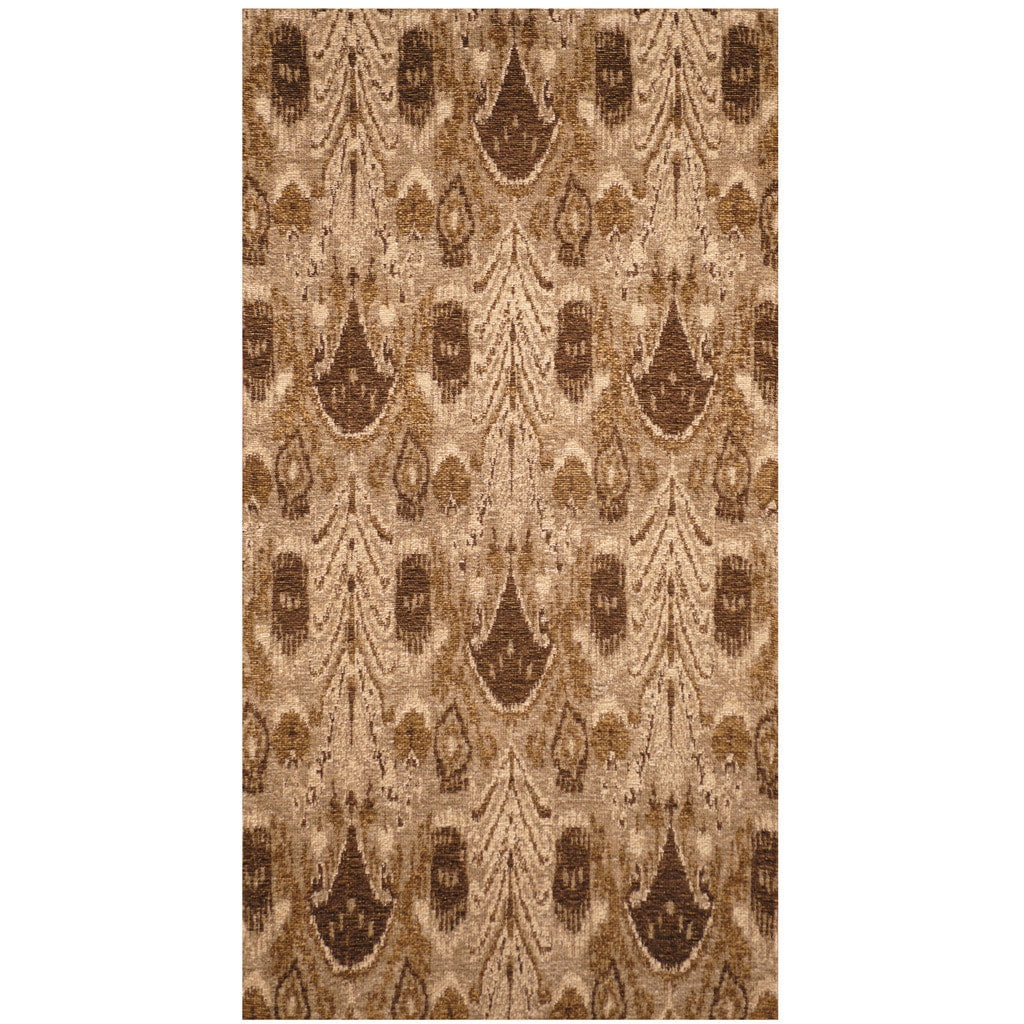 Handmade Herat Oriental Indo Chenille Flatweave Ikat Rug India 24 X 4