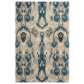 Handmade Herat Oriental Indo Chenille Flatweave Ikat Rug India 5 X 8