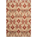 Handmade Herat Oriental Indo Chenille Flatweave Ikat Rug India 66 X 96