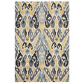 Handmade Herat Oriental Indo Chenille Ikat Flatweave Rug India 66 X 96