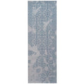 Handmade Herat Oriental Indo Printed Erased Khotan Wool Runner India 28 X 10