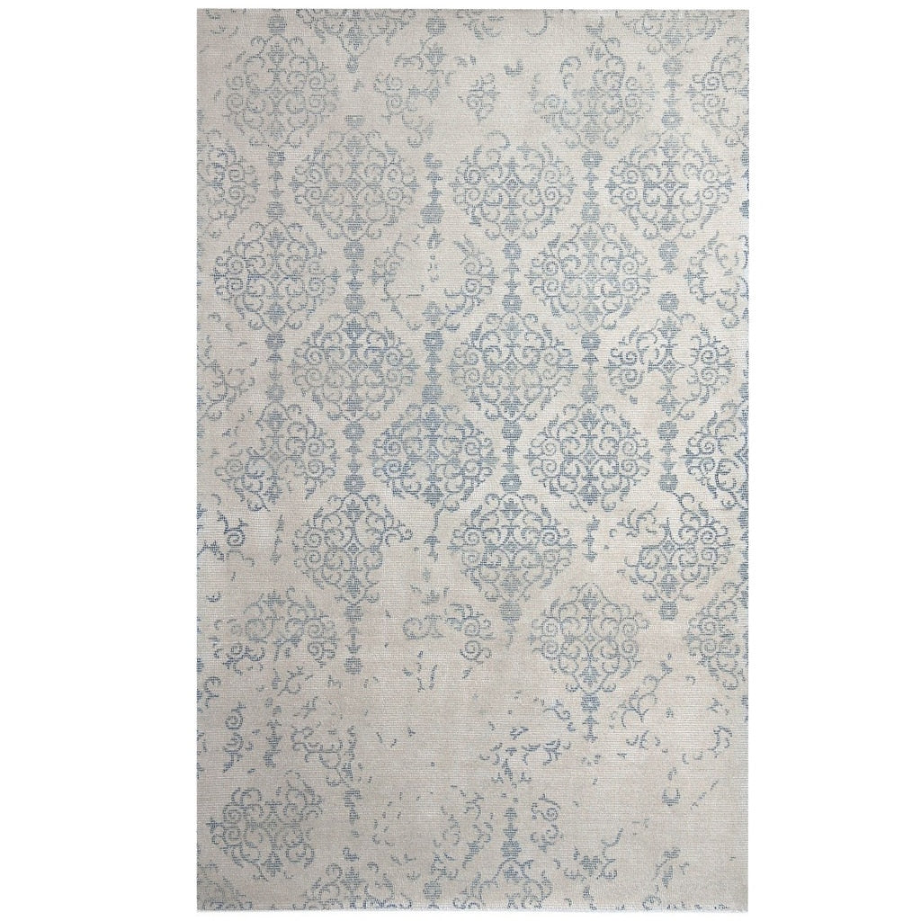Handmade Herat Oriental Indo Khotan Wool Rug India 76 X 96