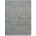 Handmade Herat Oriental Indo Printed Erased Khotan Wool Rug India 76 X 96